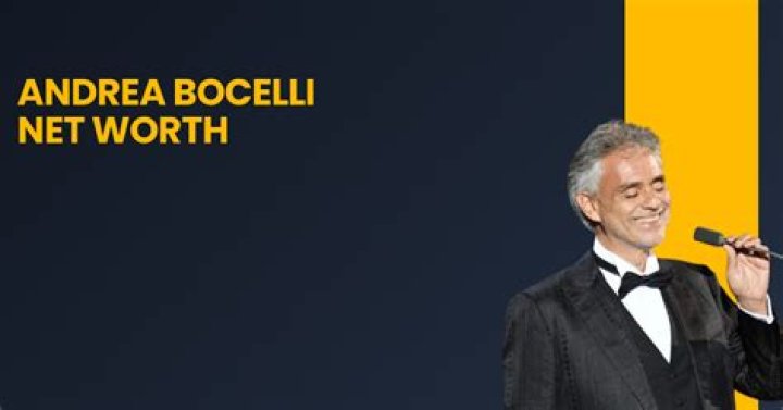 Andrea Bocelli Net Worth Forbes: A Closer Look at His Financial Success