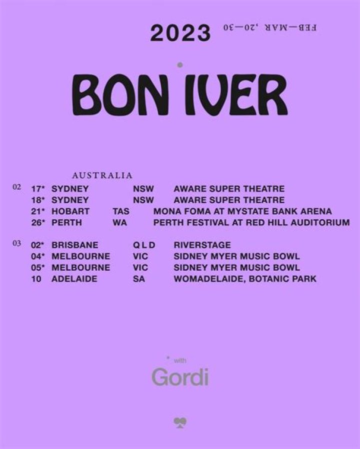 BON IVER: Eras Tour 2023 Tickets and Dates