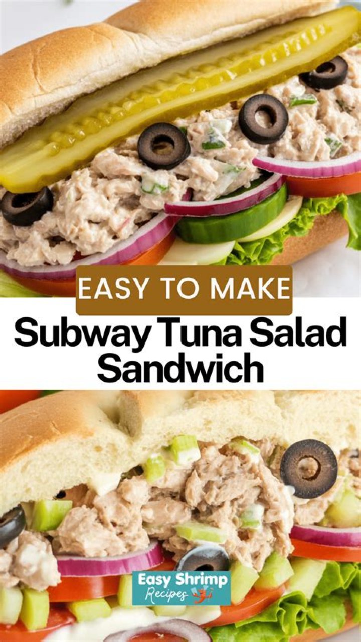 Deliciously Healthy: Subway Tuna Salad Sandwich