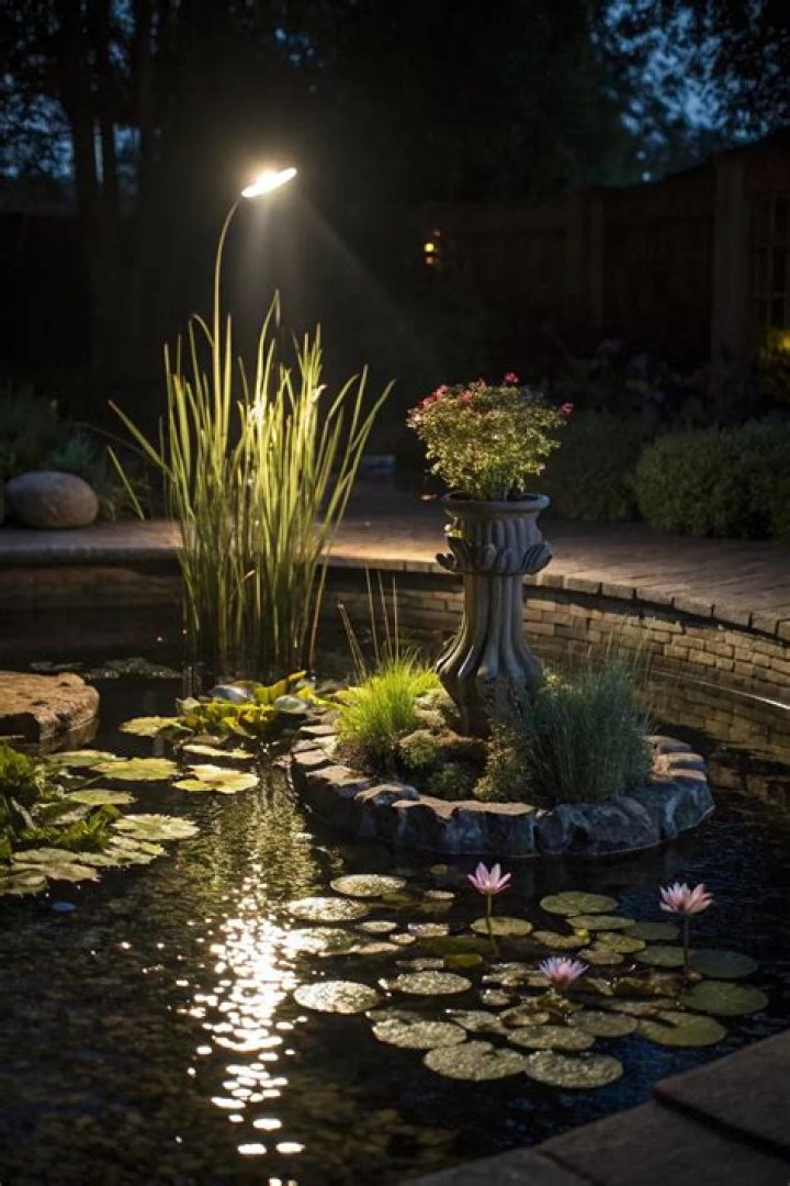 Enhance Your Pond with Solar-Powered Illumination