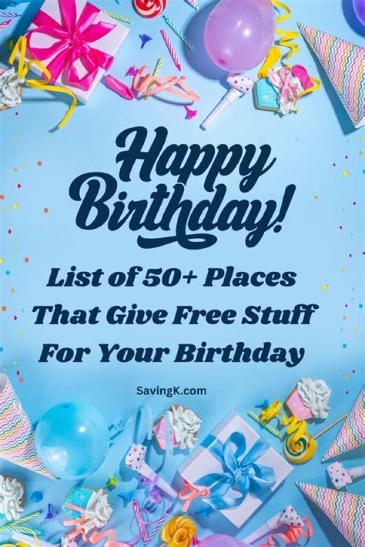 Free Stuff for Your Birthday: Celebrate with Amazing Offers